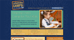 Desktop Screenshot of lehighvalleycamps.com